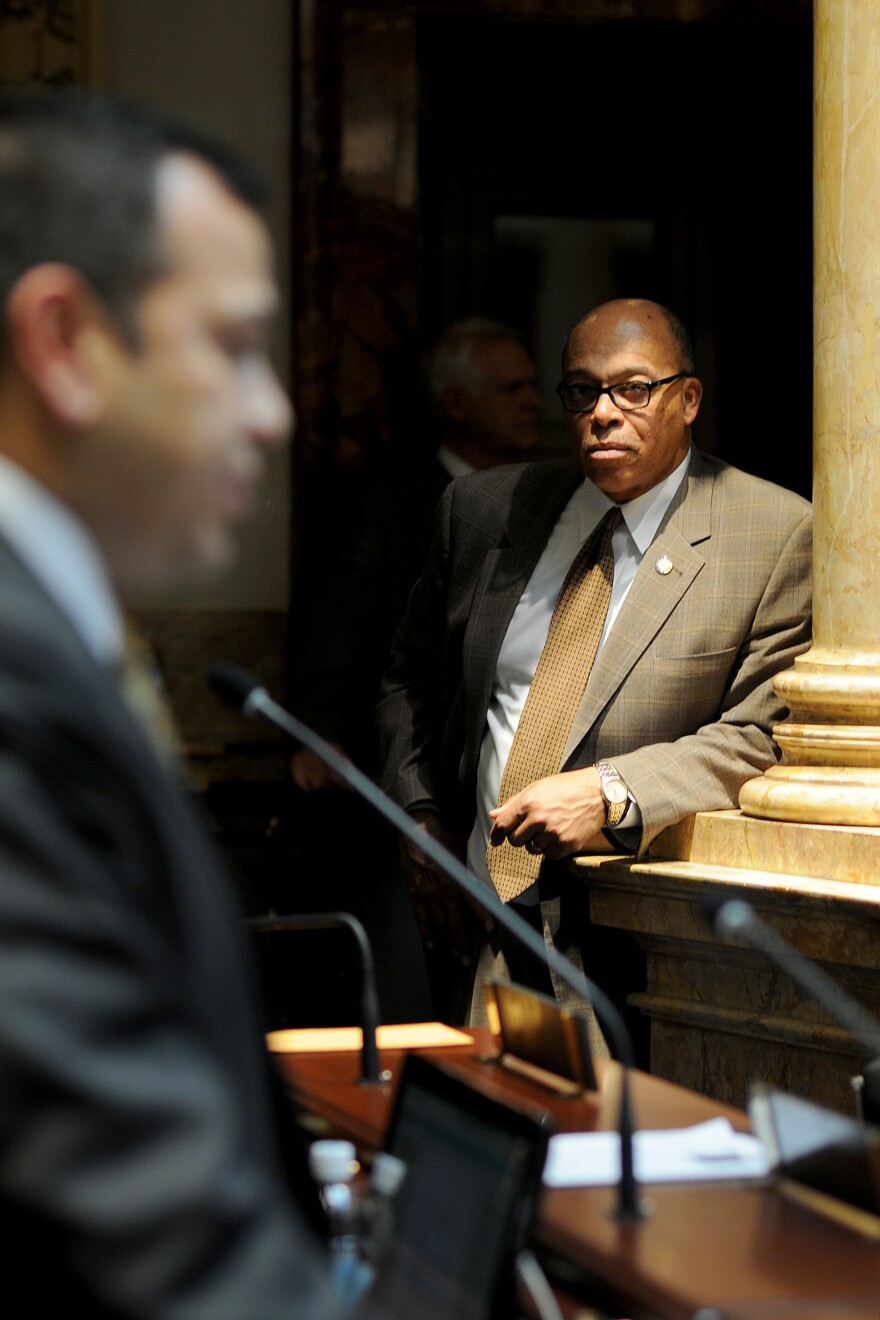 Sen. Reginald Thomas in the Senate.