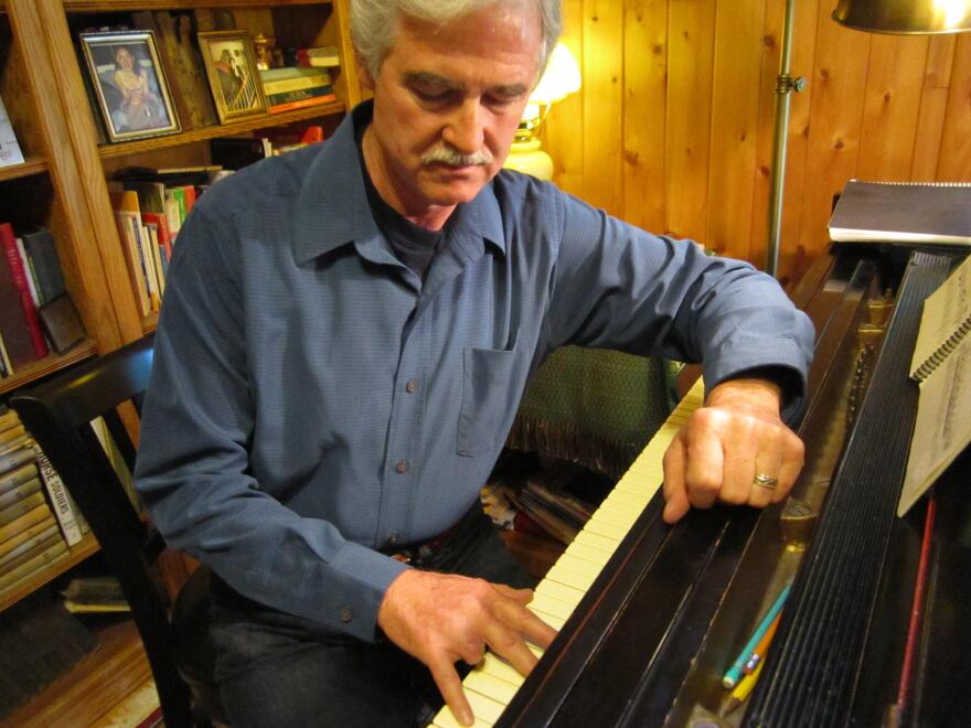 After an accident which caused him to lose one of his fingers, Michael Coonrod had to learn to play the piano again. 