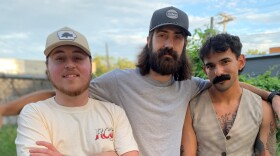The Freeman Band posing for a photograph 