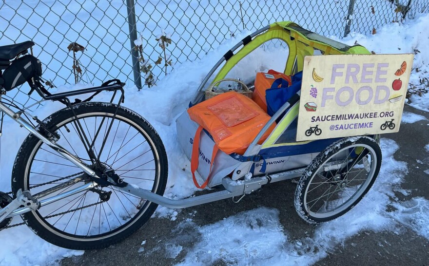 Sauce Milwaukee makes its deliveries year-round, in all conditions.