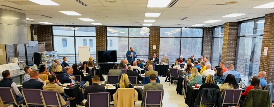 Members of KAIROS host a roundtable with Kentucky state legislators at the Addiction Recovery Care Bellefonte Hospital and Recovery Center in Ashland.