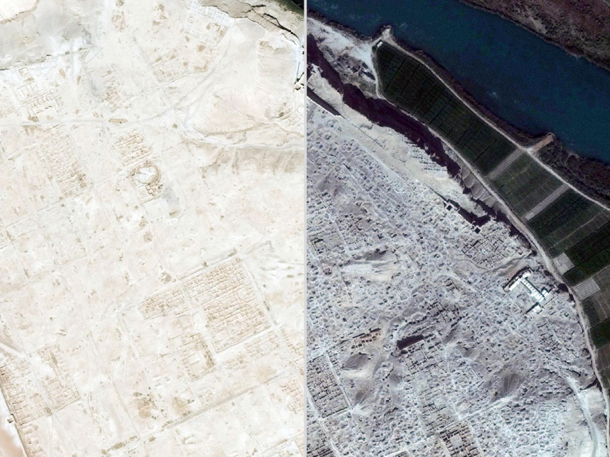 A Web application created by the American Association for the Advancement of Science has tracked the destruction of Dura Europos between 2011 and 2014 using satellite imagery.
