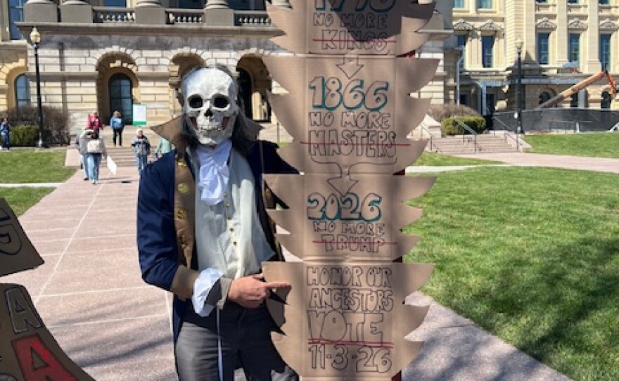 No Kings Protest on March 28, 2026 - Springfield, Illinois