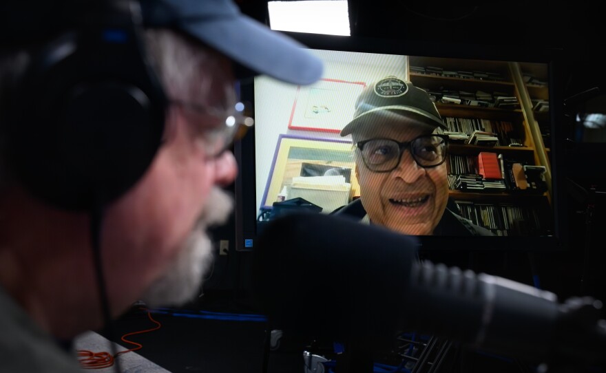 The mayor, Gene Seymour, joined by Zoom.