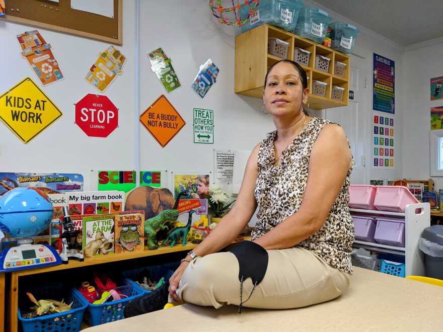 Evie Hart is the owner and director of Molly's Daycare, a 24 hour daycare in Rocky Mount that seeks to serve parents who work third shift.