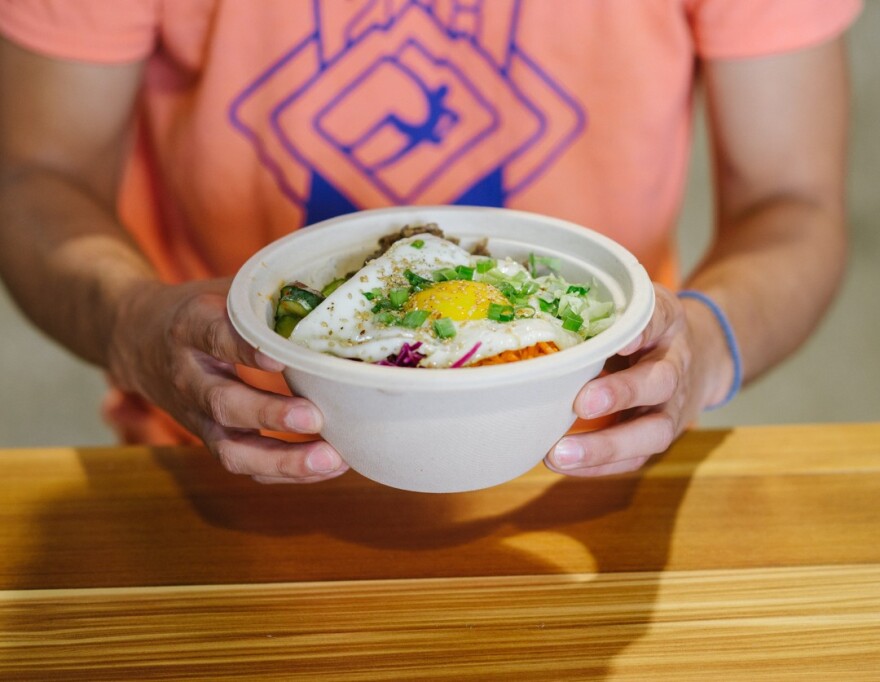 Bibimbap at Sura Eats.