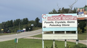 The C&M Rock Shop on U.S. 31 was not only a destination for fans of stones and minerals, but it was also a literal landmark, with locals often using its colorful sign as a waypoint when giving directions.