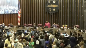Protests erupted Tuesday, Oct. 6 at Memphis City Hall when council members postponed a vote on a year-long data center moratorium until Oct. 20.