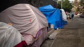 Picture of homeless camp.