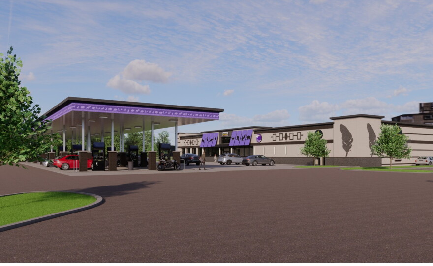 Renderings released show what the planned Seneca One Stop gas station on Miami and Ohio Streets may look like.