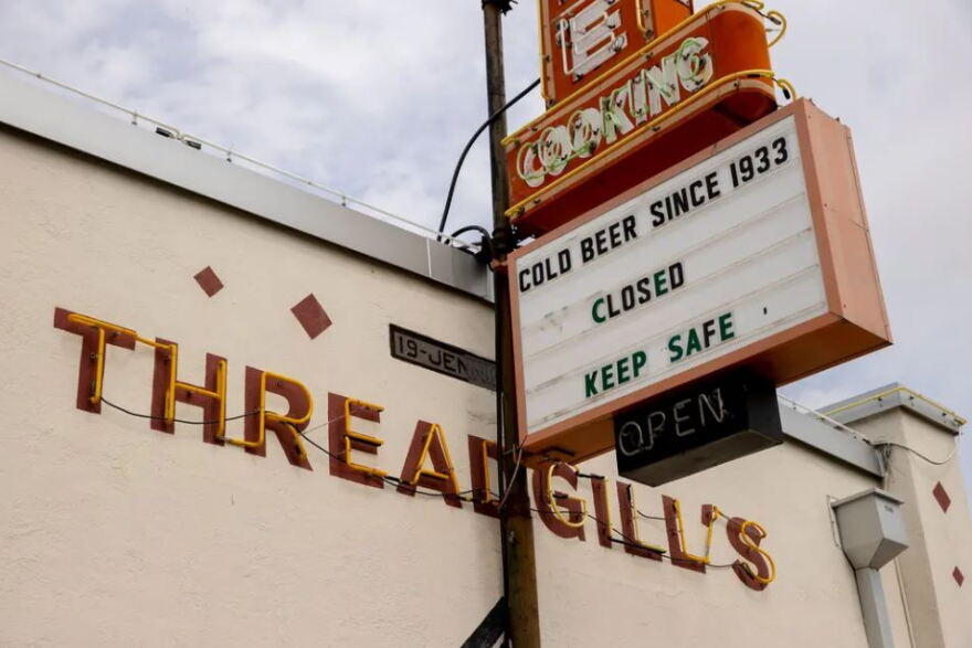 Threadgill’s restaurant in Austin closed permanently due to the coronavirus pandemic. As vaccinations increase and unemployments go down, Texas is ending some pandemic-era unemployment benefits and exemptions.