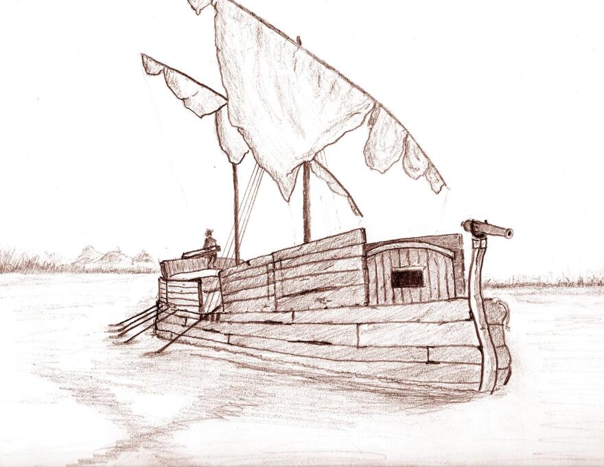 U.S.S. Rattletrap under command of Capt. James Willing