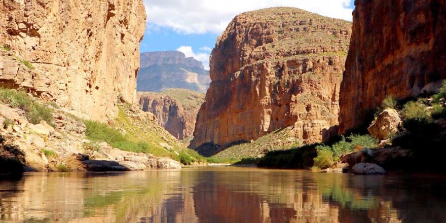 On the east side of Big Bend National Park, the Rio Grande cuts through the Sierra del Carmen and Dead Horse Mountains at Boquillas Canyon. These towering limestone ranges were shaped by the Laramide Orogeny, the mountain-building event that raised up the Rockies.