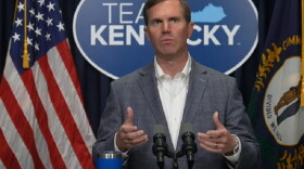 Kentucky Governor Andy Beshear announcing funding for veterans programs