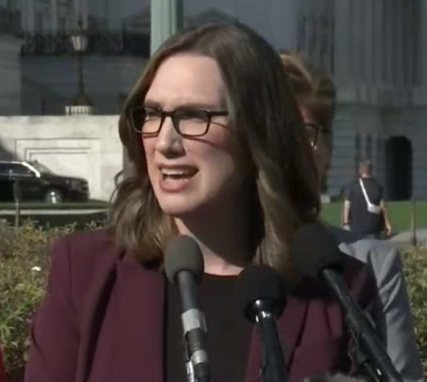 Rep. Sarah McBride (D-DE) Outside on Capitol Hill