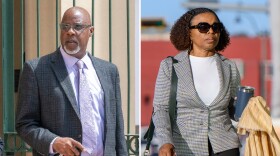Former Virgin Islands Housing Finance Authority Chief Operating Officer Darin Richardson, left, was released from federal custody Monday pending appeal, while former Office of Management and Budget Director Jenifer O’Neal entered the custody of the Federal Bureau of Prisons.