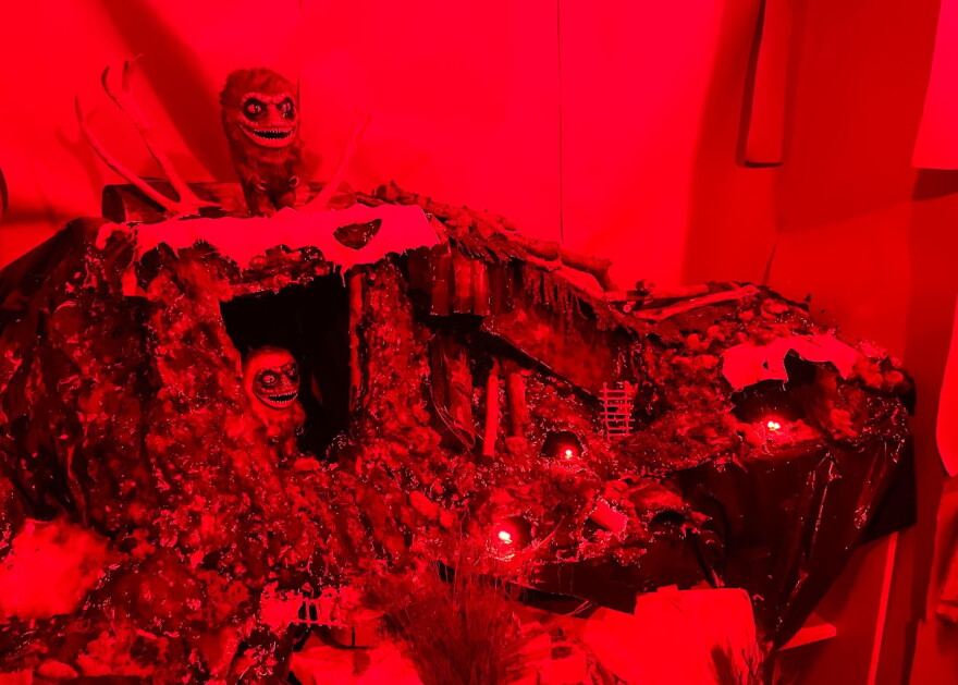 The Little People, or the Ircenrraat, was one of the legends represented at the haunted house at the Alaska Native Cultural Charter School in Anchorage.