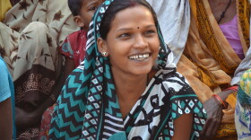 Mina, a 22-year-old mother in Jamkani, Chhattisgarh, says sending her child to the Fulwari gives her more time to farm and collect forest wood.