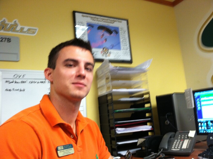 Student veteran Michael Partridge said the grant program makes getting an MBA possible.