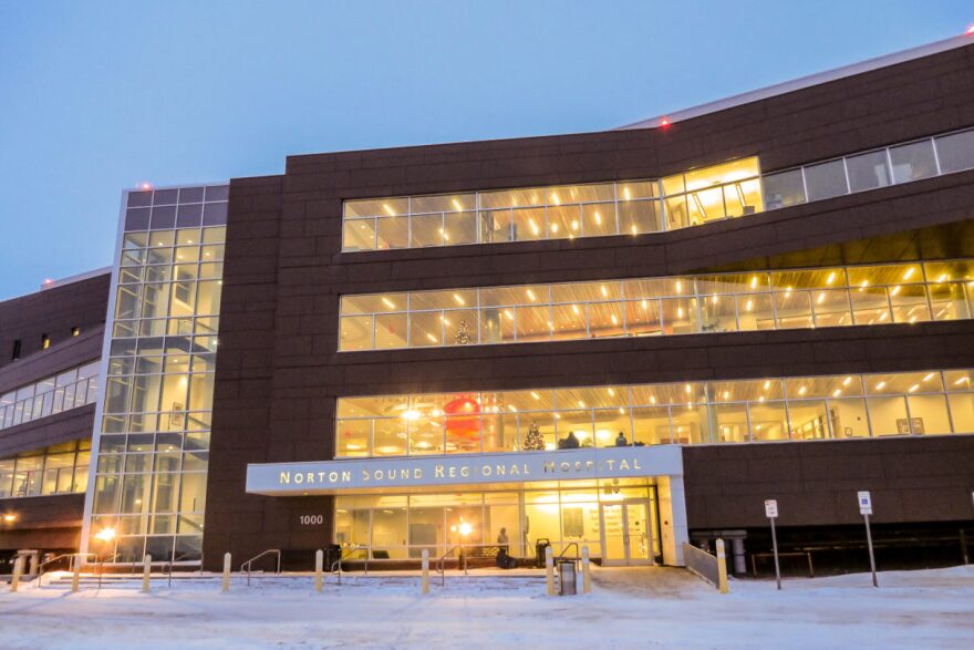 Nome’s Norton Sound Regional Hospital. (Laura Kraegel/KNOM)