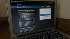 The online Uplink system where Hoosiers must apply for unemployment benefits alerts visitors that FPUC payments are set to expire.