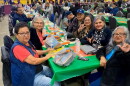 Guests at the Raul Jimenez Thanksgiving Dinner
