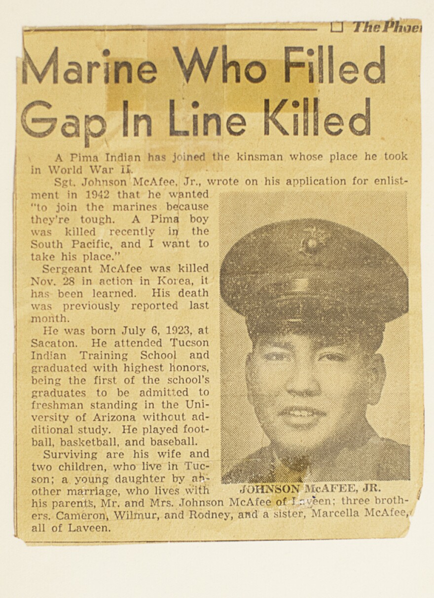 Arizona Homecoming For Marine Killed In Action 68 Years Ago, image size:880x1210
