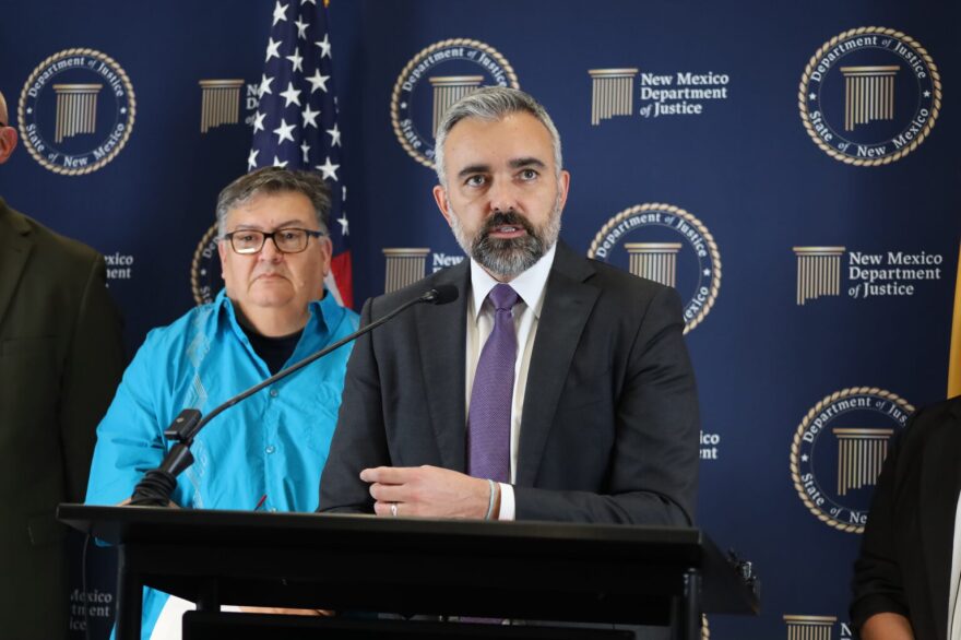 New Mexico Attorney General Raúl Torrez's office on Thursday announced the indictment of an “imposter nurse” who defrauded three Albuquerque-area hospice centers and nearly caused the death of a patient. (Photo by Austin Fisher / Source NM)