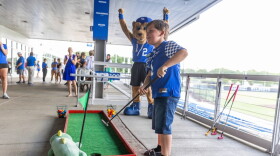 COVID restrictions moved the annual Kentucky Children's Hospital Mini Pro-Am Tournament to sites such as Kentucky Proud Stadium in recent years.