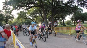 Cyclists begin the 11-mile route during the 43rd annual Tour de Gap on Saturday in Buffalo Gap. Photo by Allison McCall.