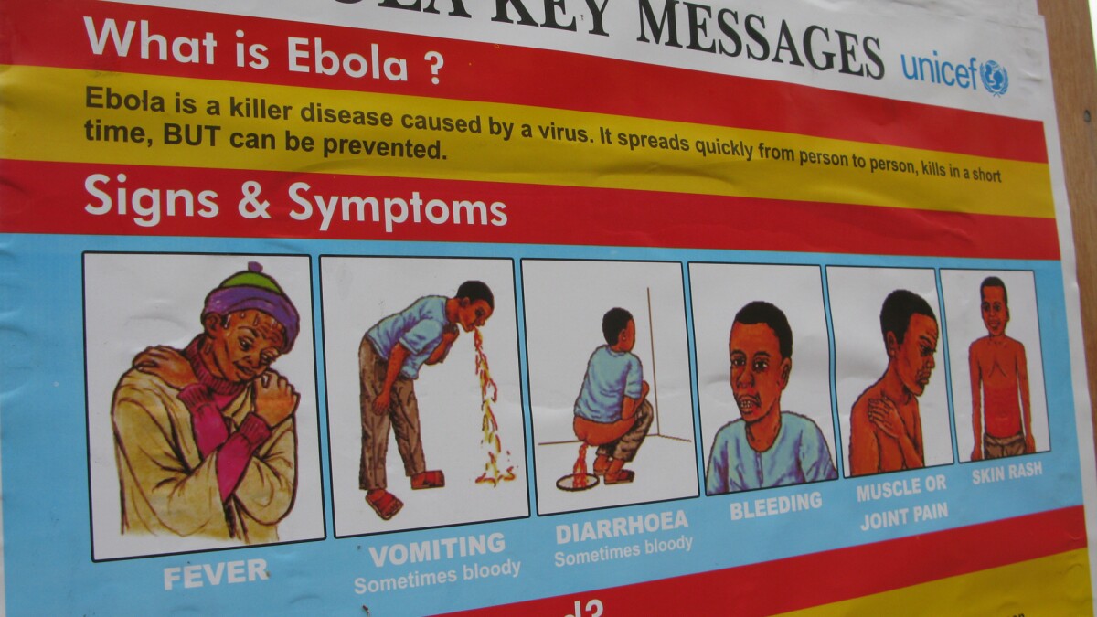 Graphic Warnings: Ebola Posters Keep The Virus On People's Minds | KERA News