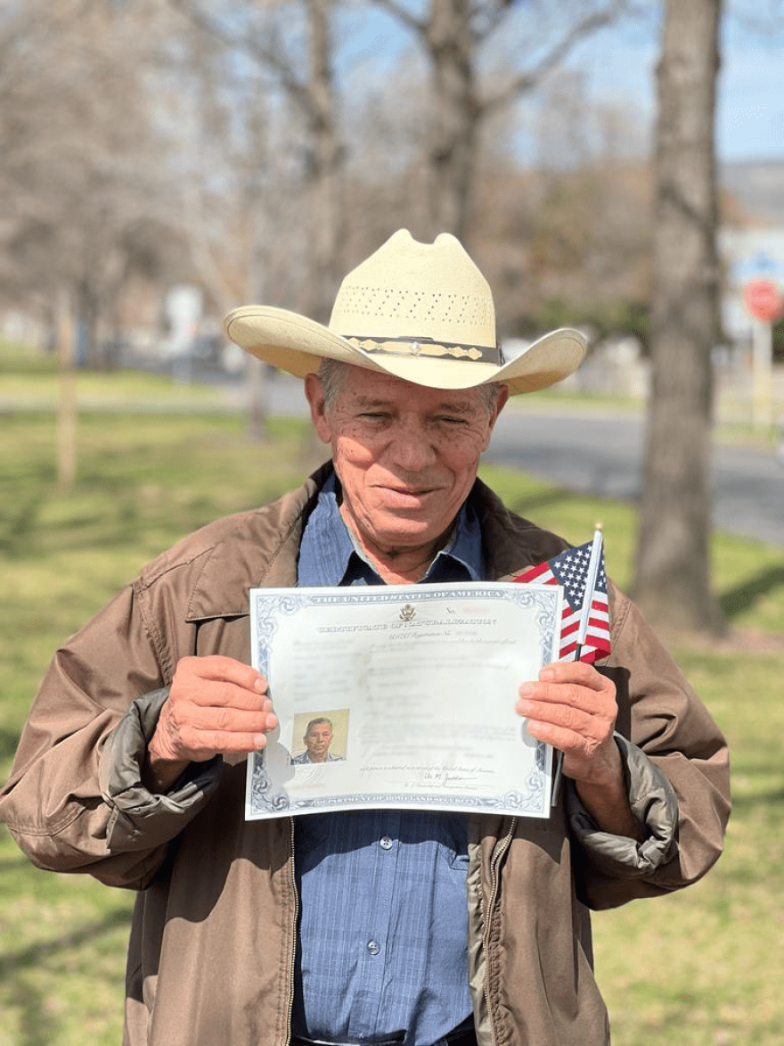 José Tapia overcame the barriers and became a U.S. Citizen. Photo: Courtesy of Koraima Tejada.