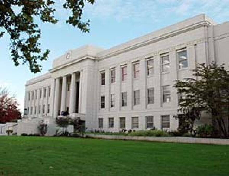 The Linn County courthouse is in downtown Albany.