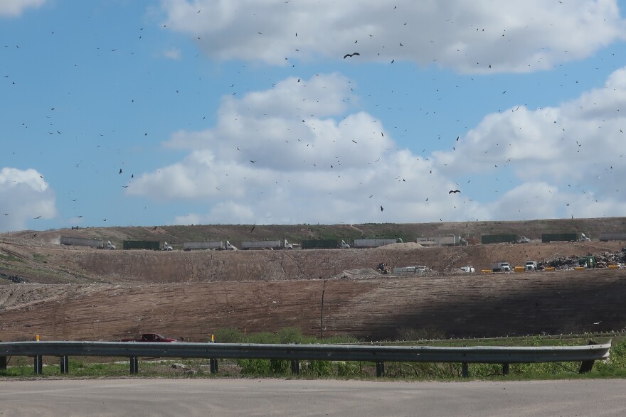 The Okeechobee Landfill in eastern Okeechobee County is owned by Waste Management. Miami-Dade regularly ships trash to the site, first by rail up to Fort Pierce, where it is transfered to truck and hauled to the site.