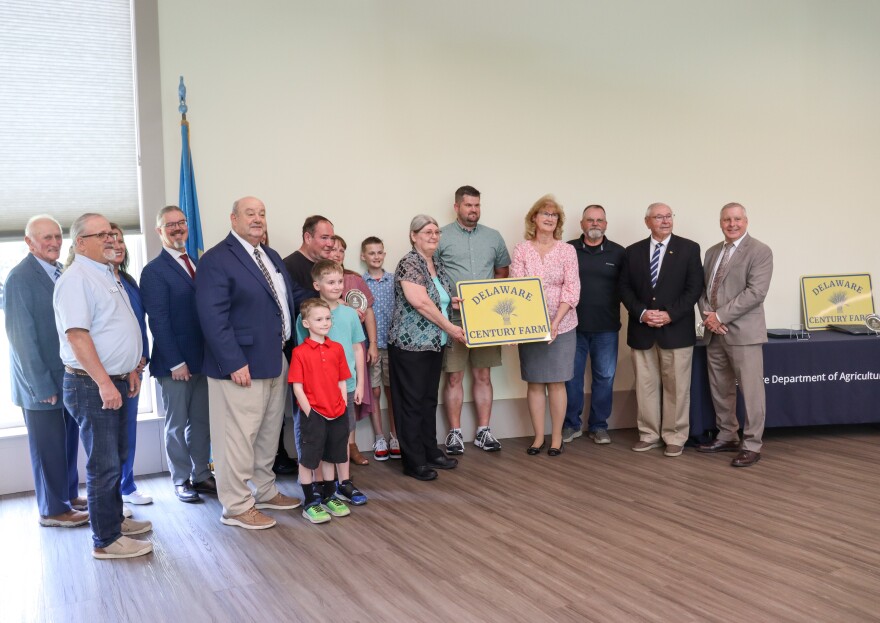 John and Teresa Swartz, the inheritors of the Stots Family Farm, and their family.