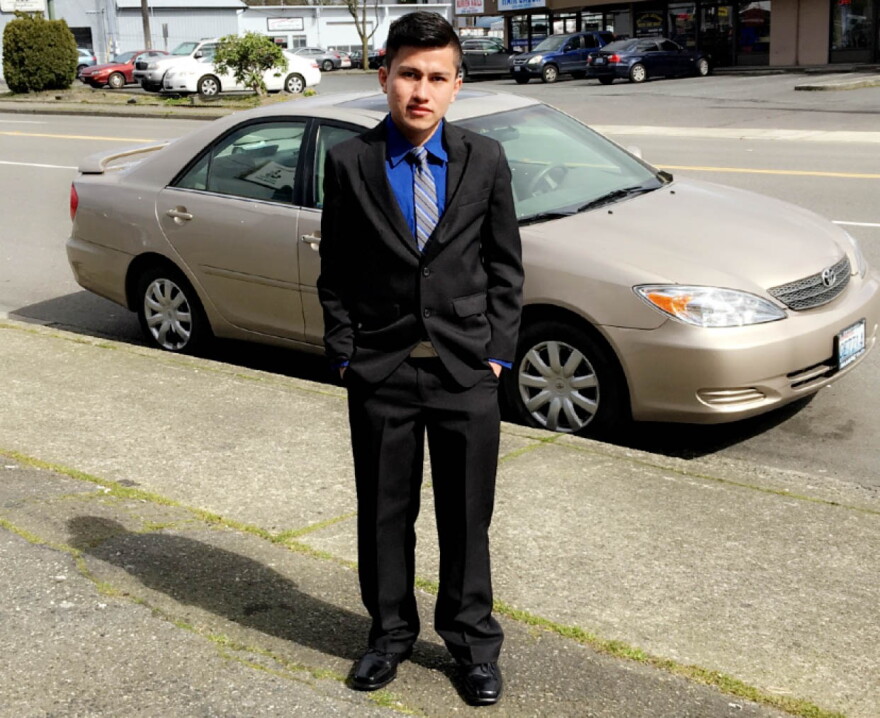 Gustavo Gonzalez, who is from Guatemala, crossed the border illegally at age 17.