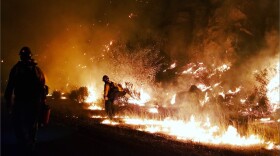File photo of the Chelan Hills Fire.