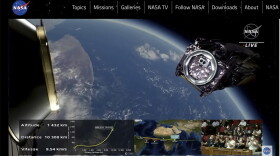 This photo provided by NASA, the James Webb Space Telescope is separated in space on Saturday, Dec. 25, 2021. NASA's James Webb Space Telescope soared from French Guiana on South America’s northeastern coast, riding a European Ariane rocket into the Christmas morning sky. The $10 billion infrared observatory is intended as the successor to the aging Hubble Space Telescope. (NASA via AP)