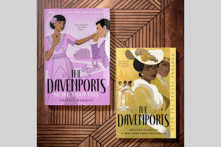 'The Davenports.' The books follows a wealthy Black family in 1910s Chicago, centering on four young women pursuing romance and other dreams by Krystal Marquis.
