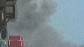 Wild fire burns just north of Sapulpa.