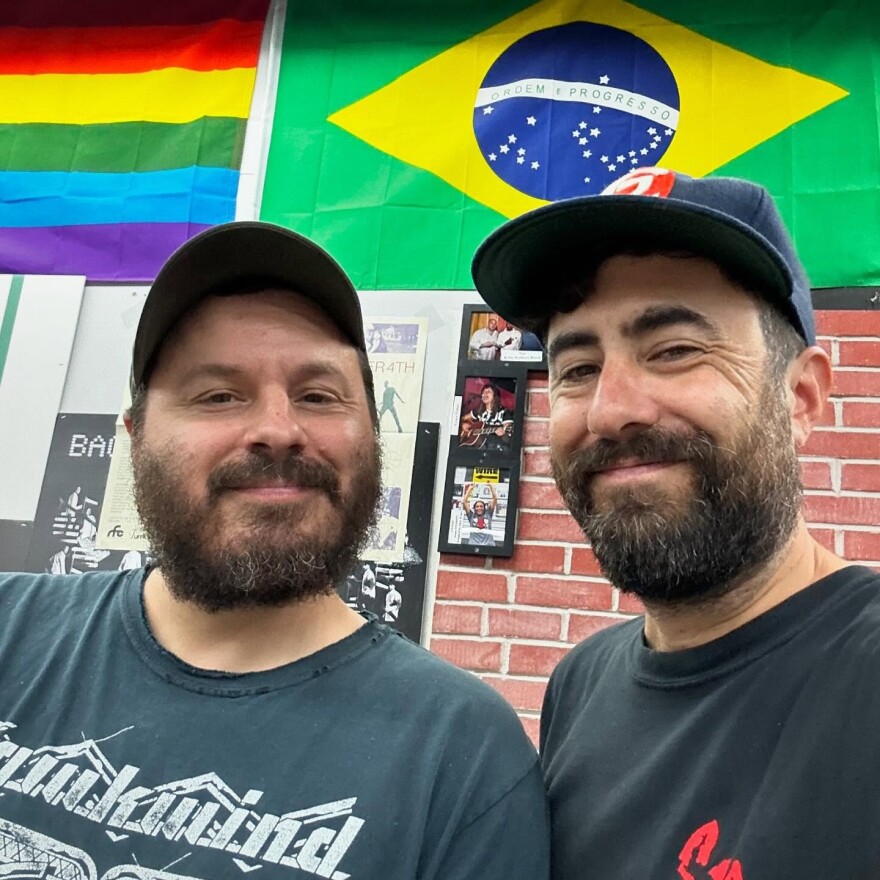Chris Haug (left) and Paul Campagna (right) have started the Delaware Music History Archive in an attempt to change people's perception of the First State's place in the scene.
