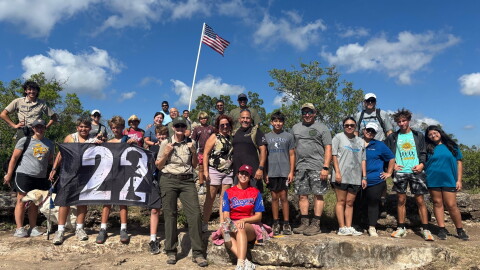photo from a former ruck hike