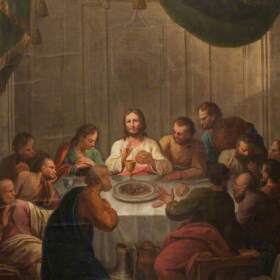 unknown artist; The Last Supper; Aberystwyth University, School of Art Gallery and Museum; http://www.artuk.org/artworks/the-last-supper-176668