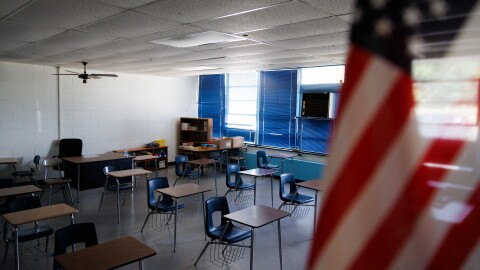 Hollister, N.C. - June 8th, 2026: Inside the decommissioned Hollister Elementary Leadership Academy, a part of Halifax County Schools.