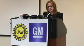 General Motors CEO Mary Barra announces the company's increased investment in the Fort Wayne Assembly Plant.