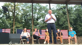 Senator Bernie Sanders visited West Lafayette Friday to promote a $3.5-trillion budget resolution.