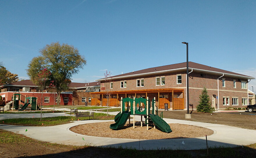 Rear view of the Family Center