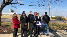 City-County Council President Vop Osoli and Indianapolis Mayor Joe Hogsett applauded adding funding to the 2019 budget to address roadwork concerns.