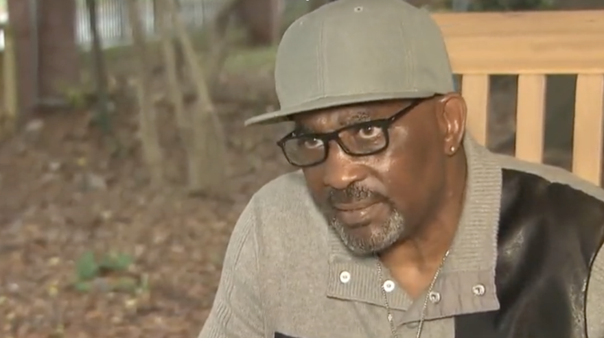 Ronnie Long, pictured here in a WRAL interview, is one of five wrongfully convicted Black men who were pardoned this week by Governor Roy Cooper.