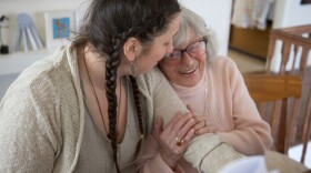 Songwriter Elizabeth Clark asks Friede Holocaust survivor Freide Gorewitz if she’ll share in her operetta-stylesong by singing a solo. (Freide was formerly a popular opera singer.)